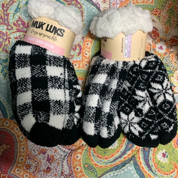 Muk Luks Accessories - Woman’s Muk Luks Cabin Socks Buy one 2 Pack for $12 identical second 2 pack free